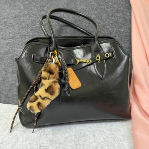 Trendy tashangers, tashanger met kralenkoord, portemonnee tas sleutelhanger accessoires, cadeau voor haar