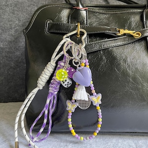 Y2K Rope Bag Charms,Purse Bag Keychain Accessories,Gift for her