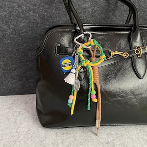 Sport Style Rope Bag Charms,Purse Bag Keychain Accessories,Gift for her