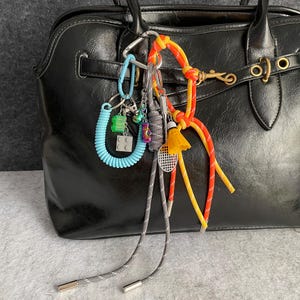 Sport Style Rope Bag Charms,Purse Bag Keychain Accessories,Gift for her