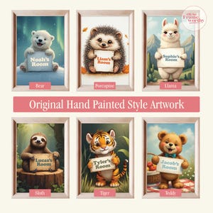 Personalized Name Printable Art Kids' Rooms Custom Name Decor Children ...