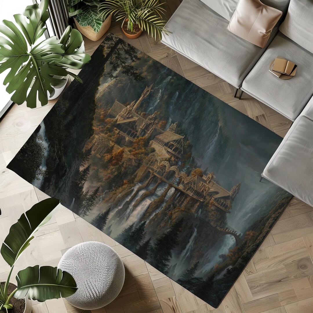 Middle Earth Magic: Lord of the Rings Rug – Ideal Gift for Tolkien Fans ...