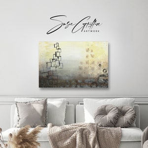 Sandy Beach - Abstract Canvas Reproduction