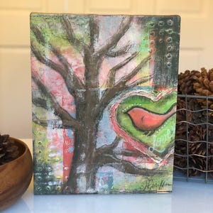 Bird Love - 11 x 14 canvas reproduction