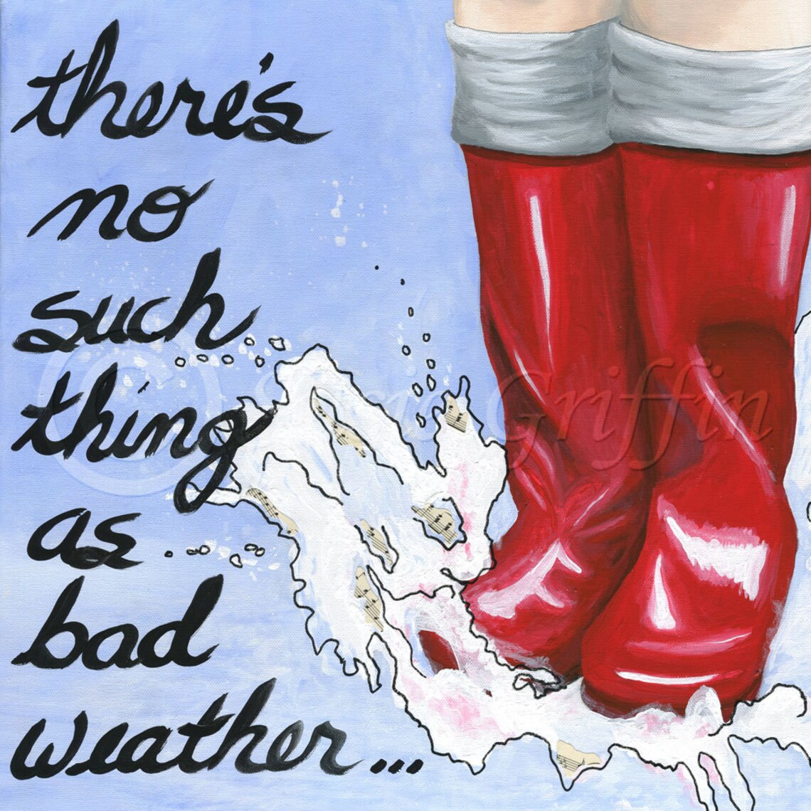 There's No Such Thing as Bad Weather Etsy