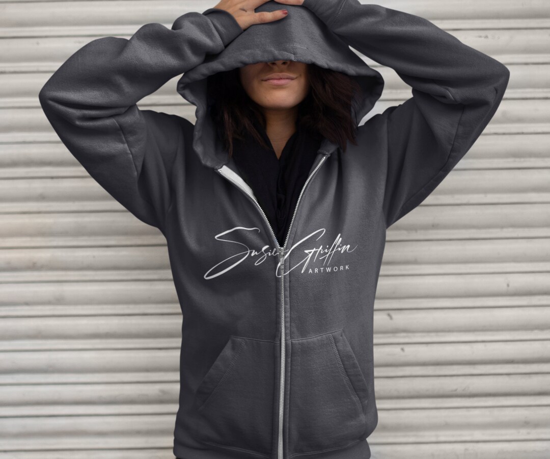 Griffin Zip Neck Cut And Sew Sweatshirt