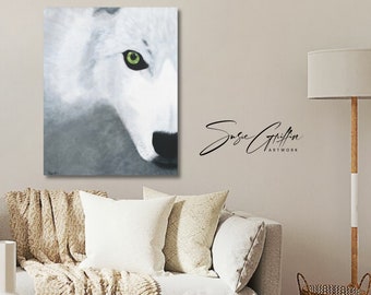 Wolf Eye - Canvas Reproduction