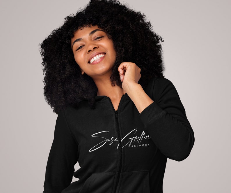 Susie Griffin Artwork Zip Hoodie Sweatshirt image 6