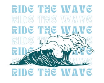 Ride the Wave Digital Template