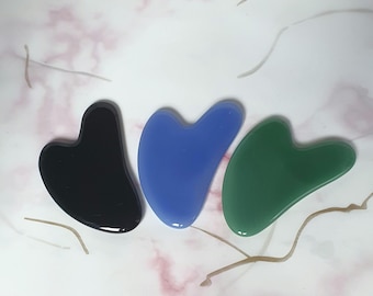 Crystal Gua Sha Tool: Natural Face Massage for Lymphatic Drainage