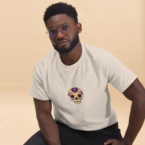 Uniseks klassiek T-shirt met schedel
