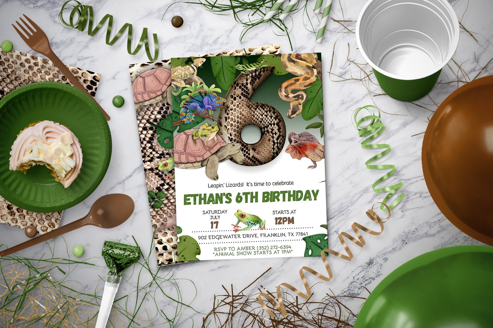reptile-birthday-invitation-etsy-canada