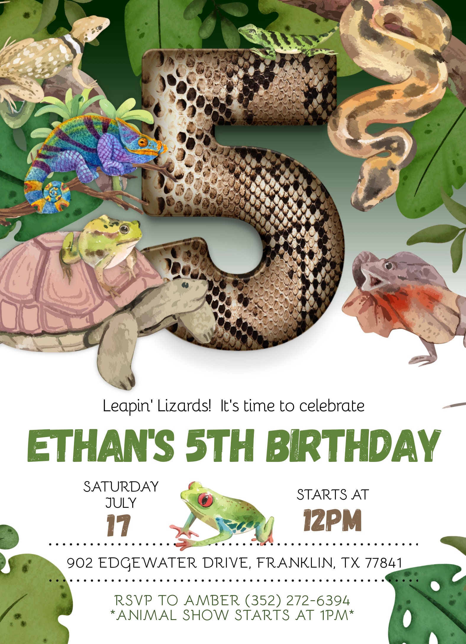 reptile-birthday-invitation-for-reptile-birthday-party-digital-invitation-instant-download-diy-edit-yourself-etsy