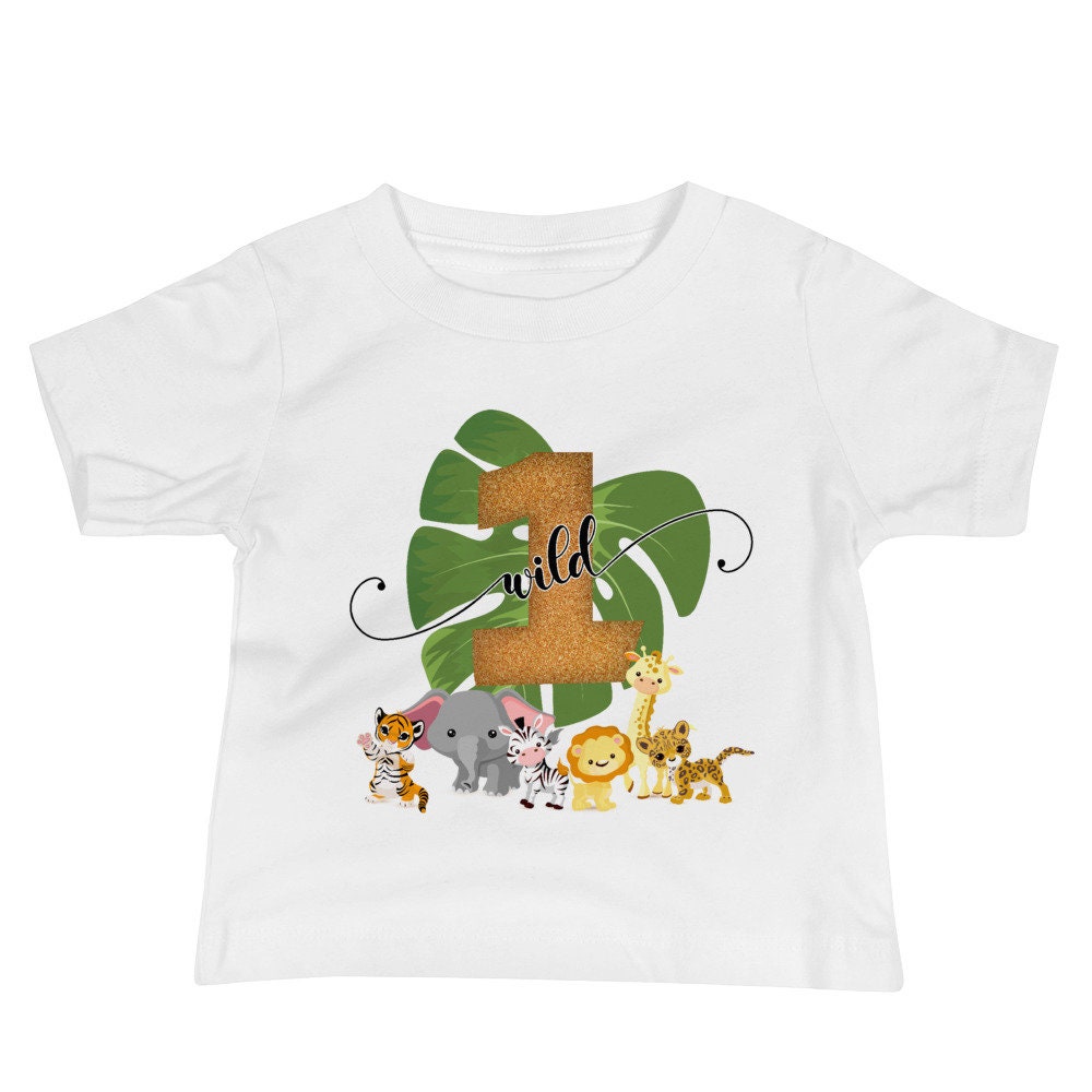 Boy 1st Birthday Shirt - Jungle - Wild One - Safari 1st Birthday Shirt ...