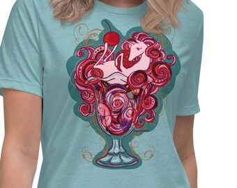 Strawberry Cremicornio - Women's Relaxed T-Shirt