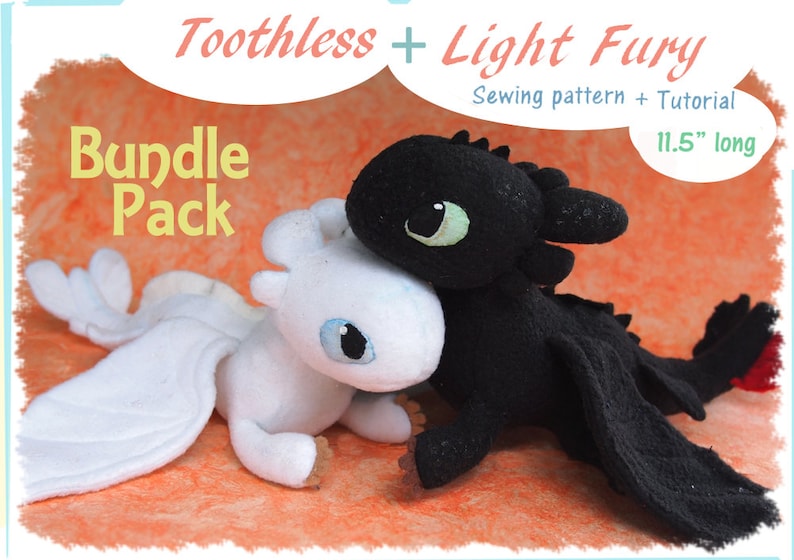 toothless plush diy