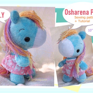 PDF pattern + instructions - Takara Osharena pony - DIY