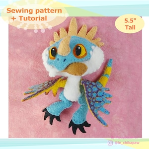 PDF Sewing pattern + instructions - Little Stormfly - DIY