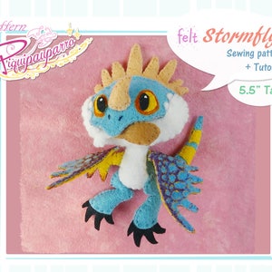 PDF Sewing pattern + instructions - Little Stormfly - DIY