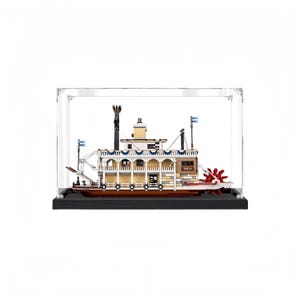 Acrylic Display Case for Lego® River Steamboat 21356