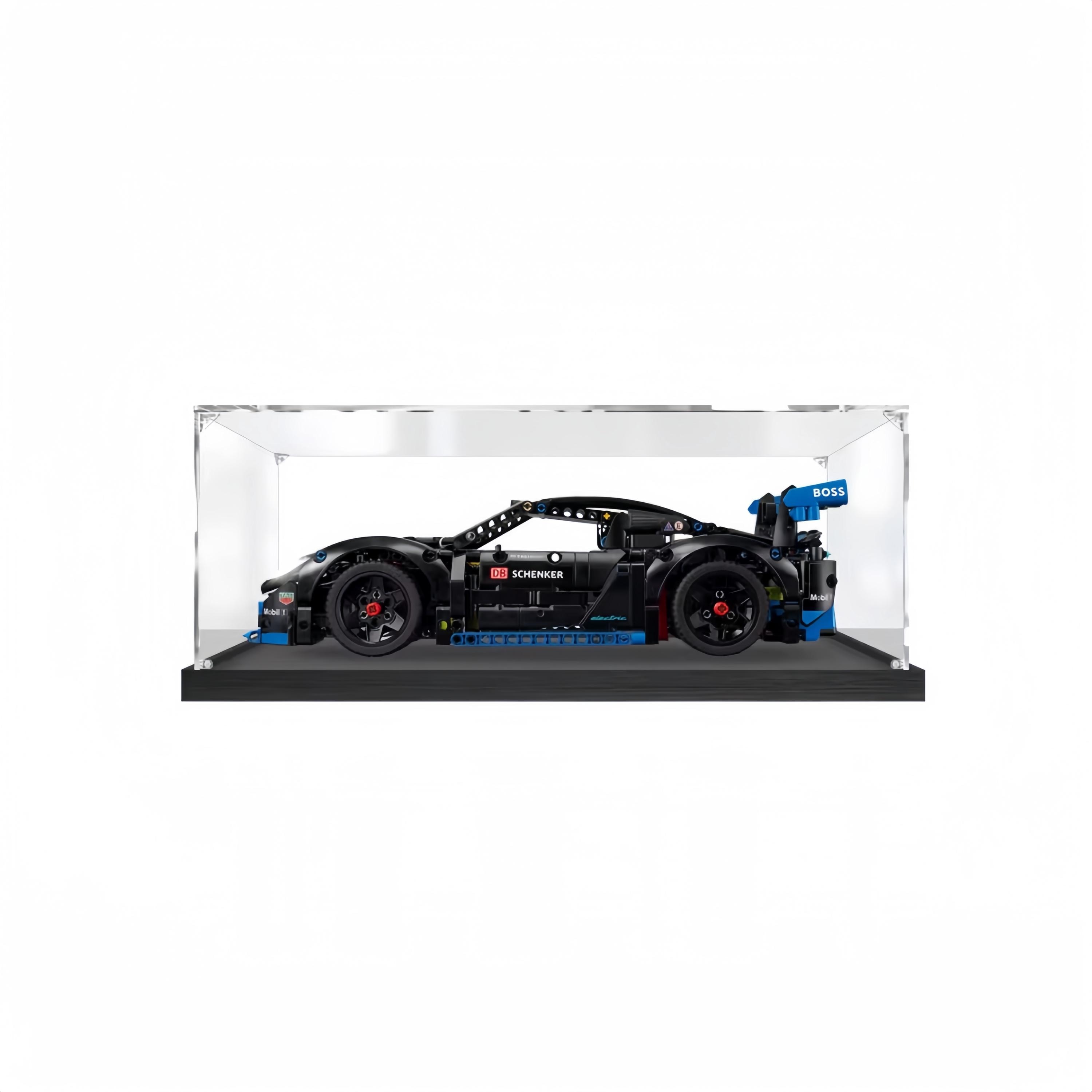 Vitrine en acrylique pour voiture de course Lego Porsche GT4 e-Performance 42176