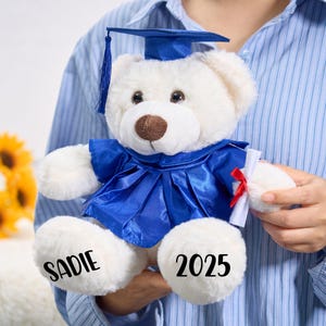 Custom Graduation Teddy Bear 2025 Graduation Gifts Gifts for Graduates Preschool Graduation Gifts Grad Bear Pre-K Gifted Graduation Keepsake