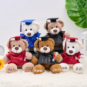 Personalized Graduation Bear 2025, Graduation Teddy Bear 2025, Graduation Gifts, Graduation Bear, 2025 Personalized Graduation Gifts