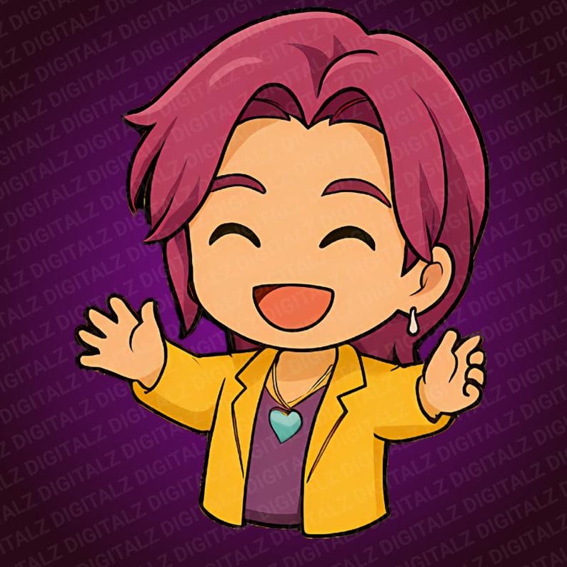 KPOP Demon Hunter Chibi Sticker Pack | 30 PNG SVG Saja Boys Emote Set ...
