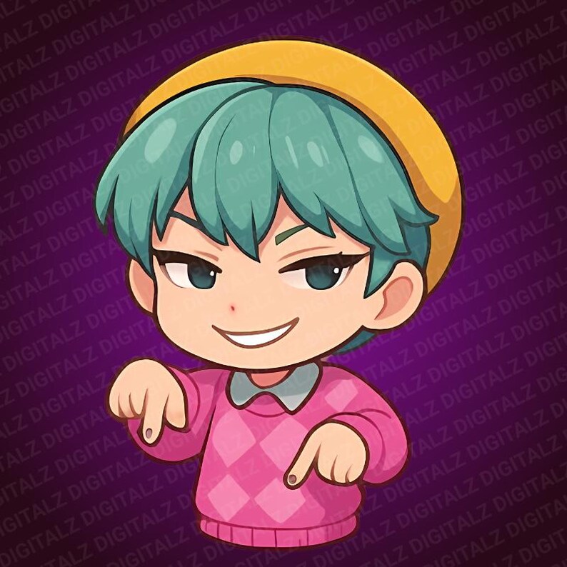 KPOP Demon Hunter Chibi Sticker Pack | 30 PNG SVG Saja Boys Emote Set ...