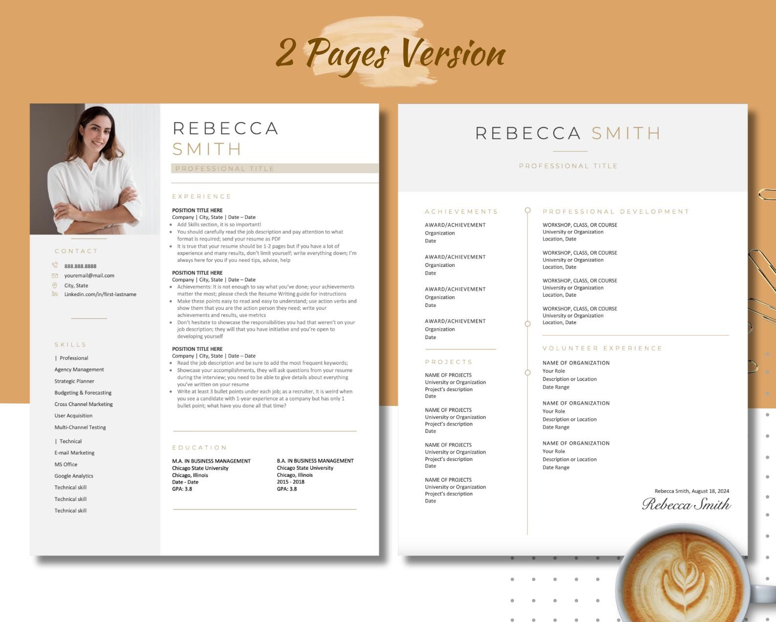 Morden Resume Template for Word - Il 1588xN.6270042136 J9fw 