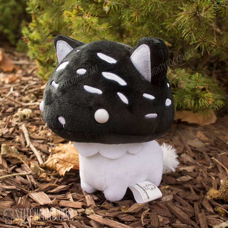 Mewshroom Cute Cat Mushroom Plush Toy Doll Mushroom Plush Etsy