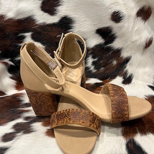 Leather Tooled Heels