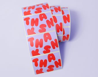 10 Sticker Thanks