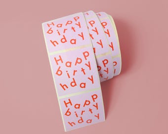 10 Sticker Happy Birthday