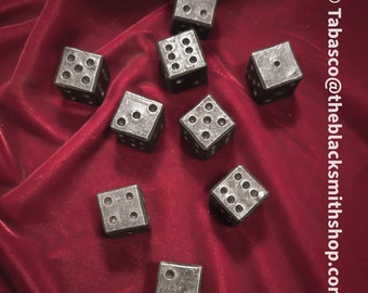 Blacksmithed dice,