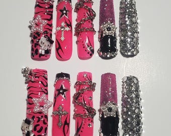 Y2K Mcbling  |  Press-on Nails