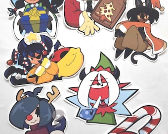 Scribbasock Christmas Stickers