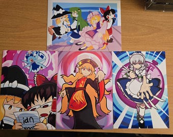 Touhou 5x7 Prints | Scribbasock
