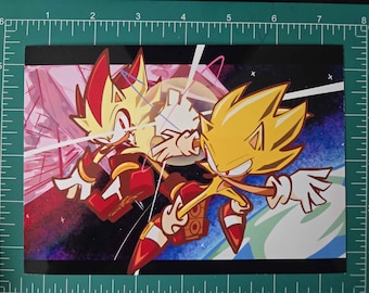 Sonic 5x7 Prints | Scribbasock