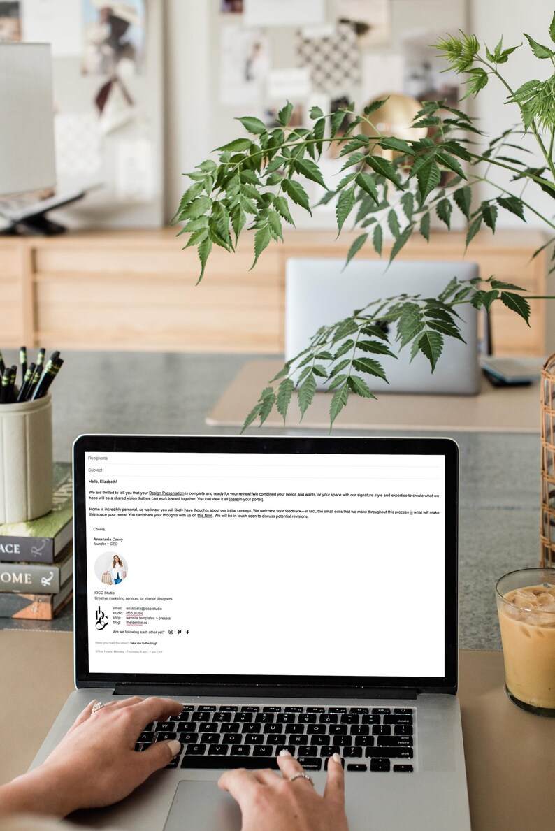 Interior Design Client Process Emails - Etsy
