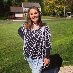 Crochet Spiderweb Shawl