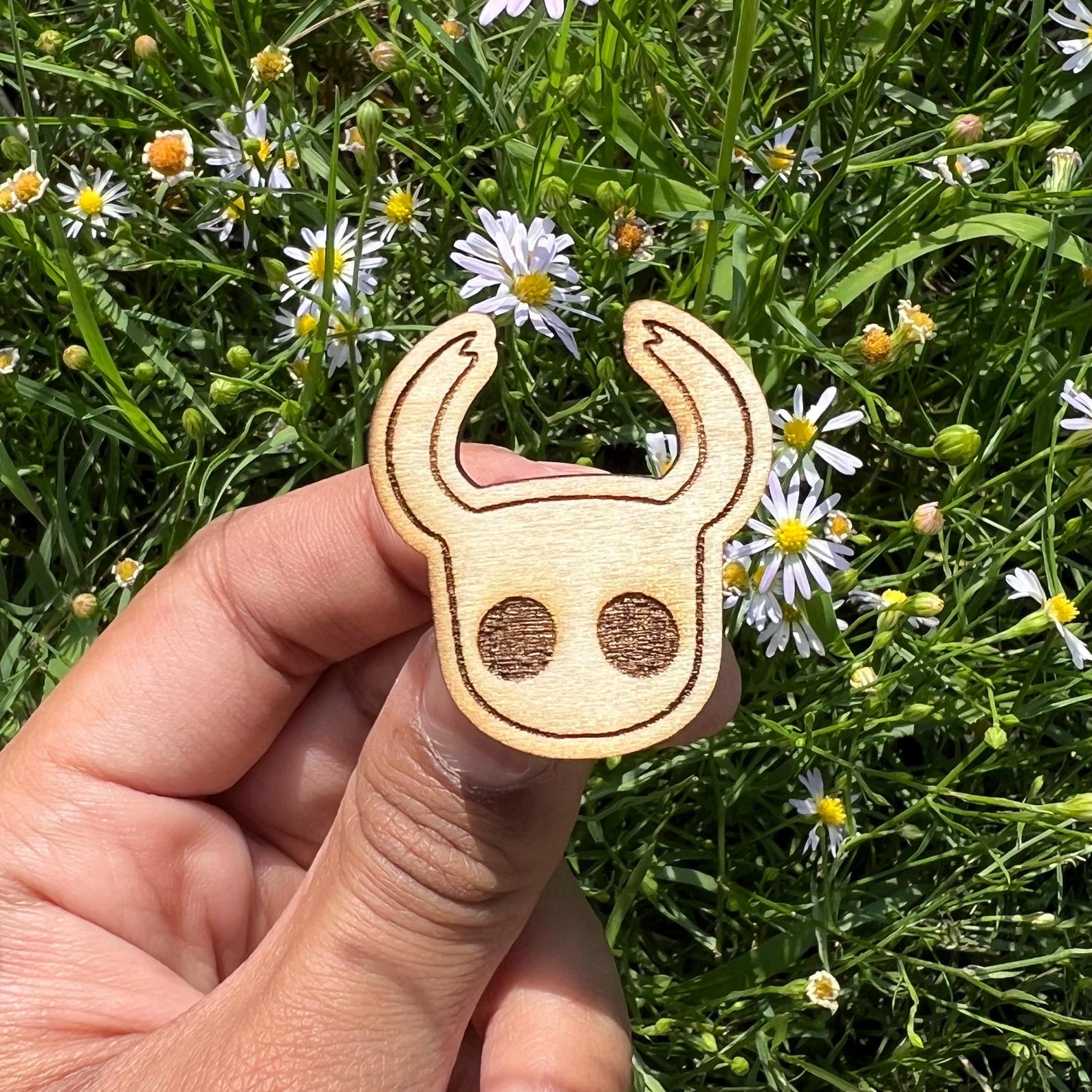 Silksong Hollow Knight Wooden Pins || Fan Made || Hornet Knight Sherma ...