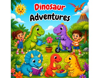 dinosaur kids colouring book 58 page