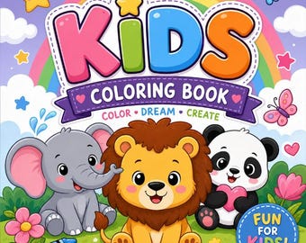 kids coloring book 35 page