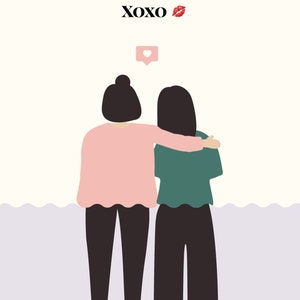 Bestie Digital Funny Just Because Download Greeting Card