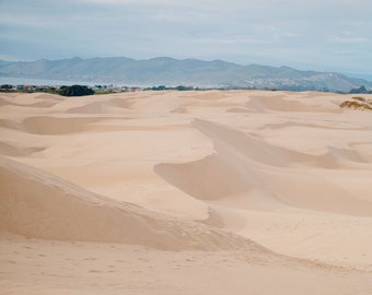 Oceano California Beach Dunes Blue Skies Relaxing Yoga Photo Print Download