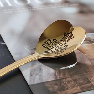 Funny Engraved Spoon – Cute Gift for Coffee, Ice Cream, Breakfast | Personalized Heart Spoon for Couples, Friends, Birthday, Christmas