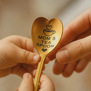 Personalized Engraved Spoon – Custom Coffee & Dessert Spoon, Funny Gift for Mom, Dad, Boyfriend, Girlfriend, Valentine’s or Birthday Gift