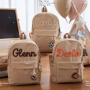 Sac à dos personnalisé pour enfant - Sac à dos préscolaire, Sac d'école personnalisé pour tout-petit, Adorables cadeaux d'anniversaire pour enfants, Rentrée scolaire, Cadeaux pour filles et garçons