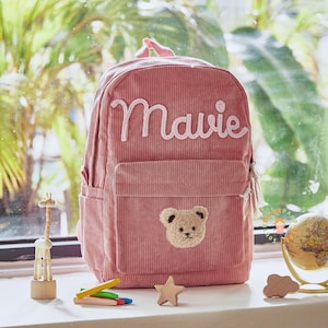 Sac à dos personnalisé pour enfant - Sac à dos préscolaire, Sac d'école personnalisé pour tout-petit, Adorables cadeaux d'anniversaire pour enfants, Rentrée scolaire, Cadeaux pour filles et garçons